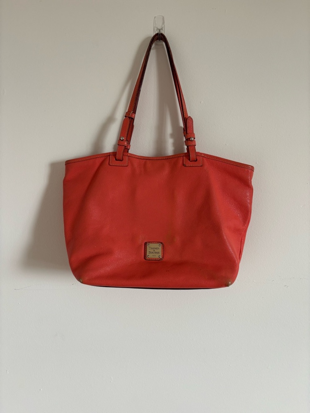 Dooney & Bourke Coral Pebbled Leather Tote
